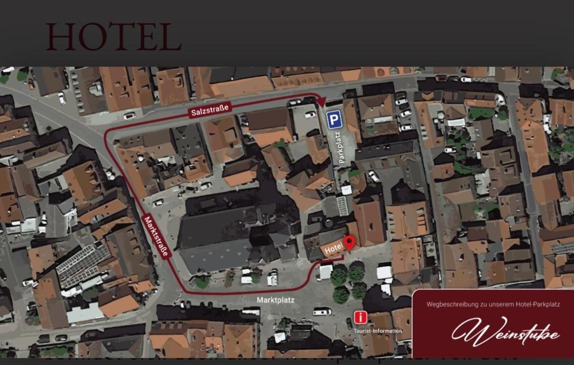 Hotel Weinstube Am Markt Gerolzhofen エクステリア 写真